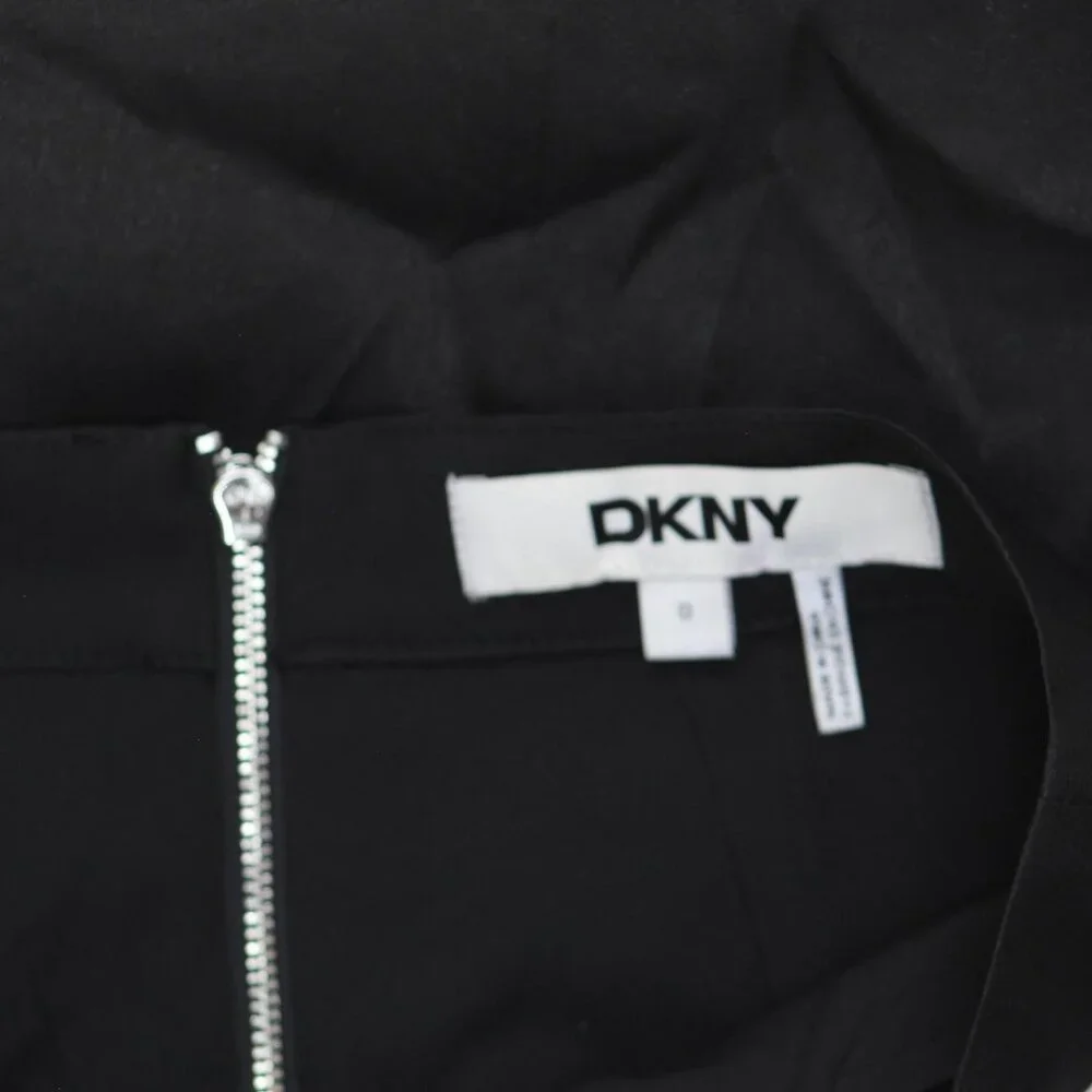 NWT DKNY Womens Cargo Skirt Organza P4BNUWEN Black 0
